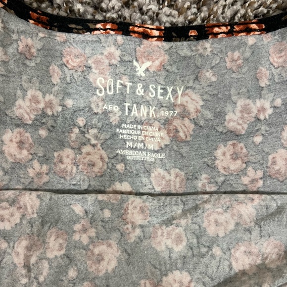 American Eagle Outfitters Soft & Sexy Babydoll Floral Tank - Picture 4 of 4